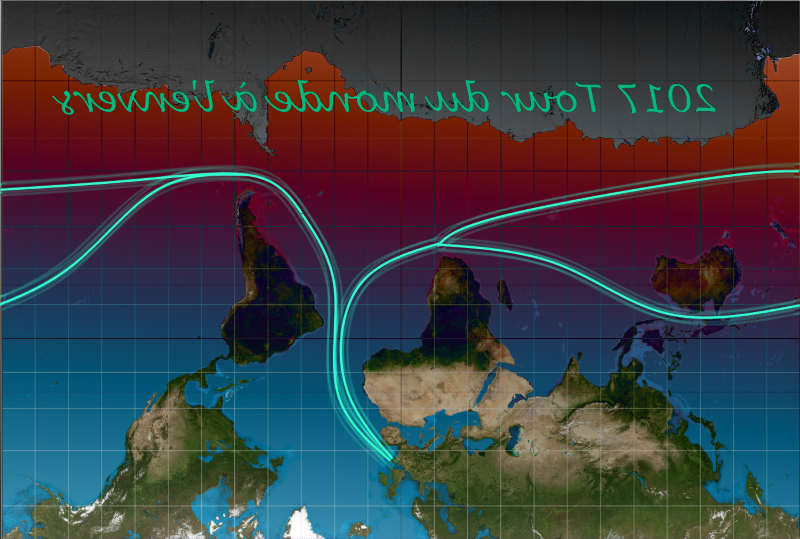 Display Race map